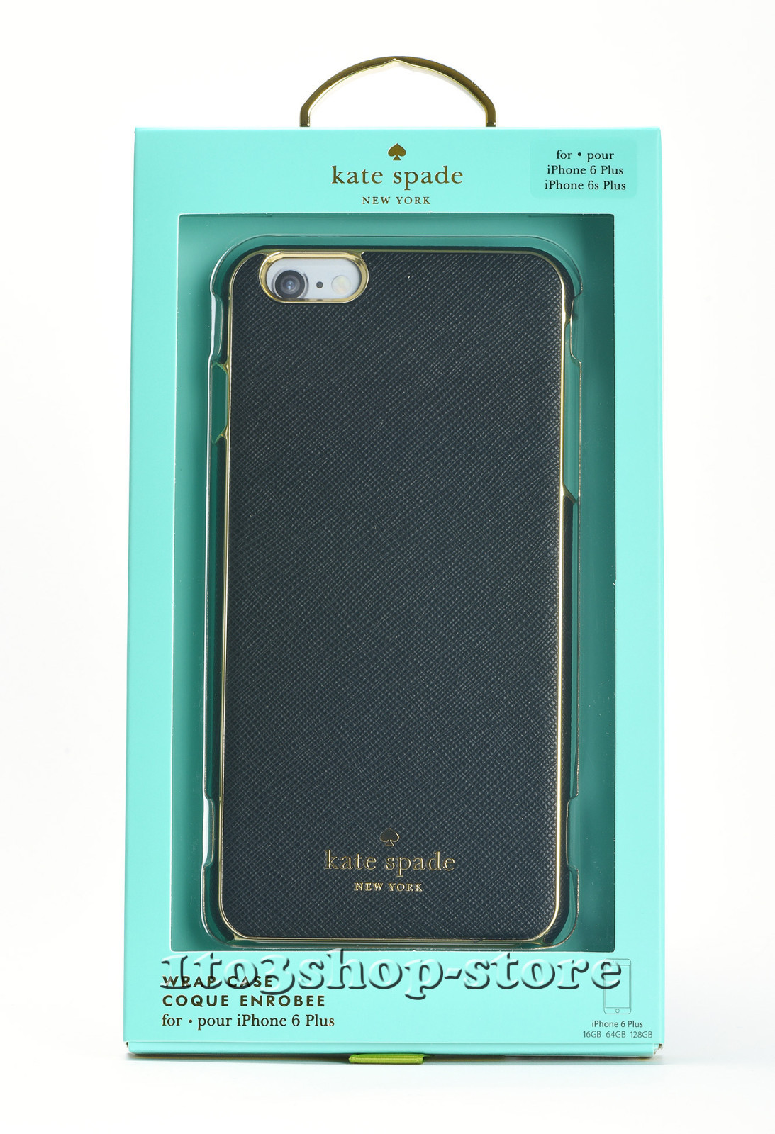 Kate Spade Saffiano Leather Wrap Case For Iphone 6 Plus Iphone 6s Plus Black Ebay