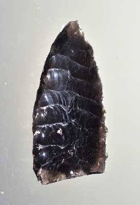 Authentic Modern Reproduction of Pre 1600 Pacific Northwest Obsidian Arrowhead