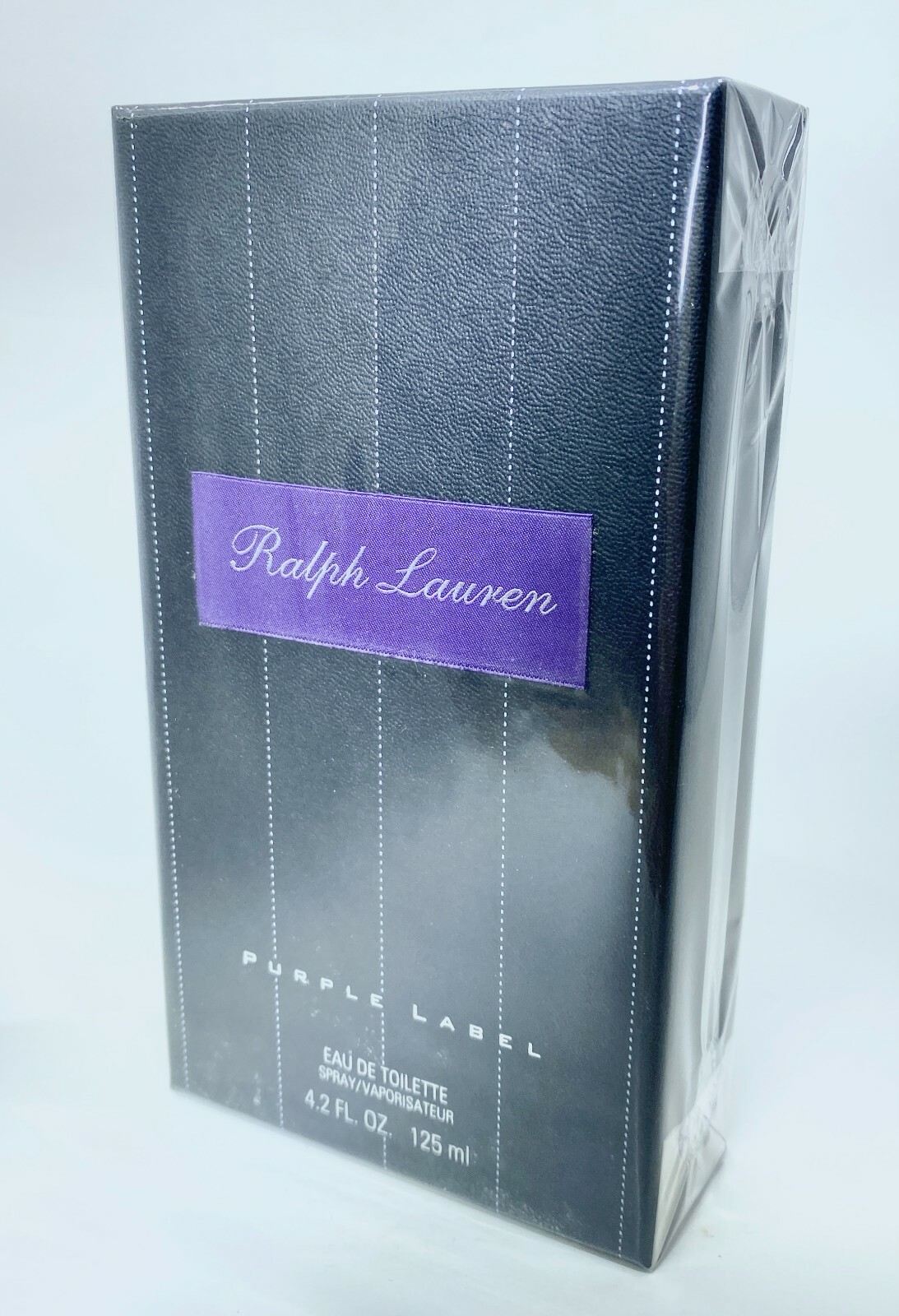 RALPH LAUREN◇PURPLE LABEL/Perrin/箱有/US7/ネイビー/スウェード