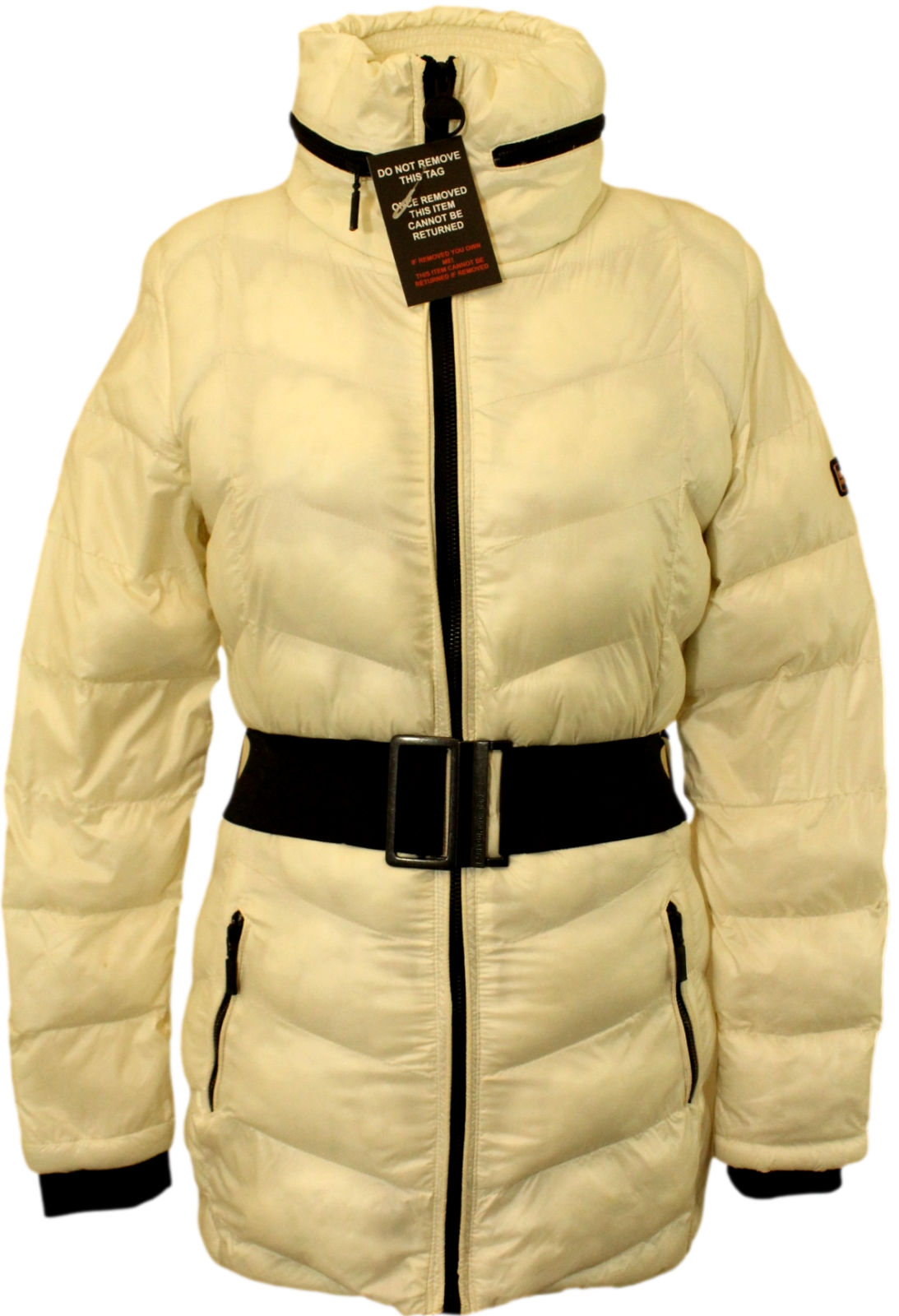 BARBOUR INTERNATIONAL JEREZ LADIES SIZE 8 WHITE FIBRE DOWN HOODED QUILT COAT eBay