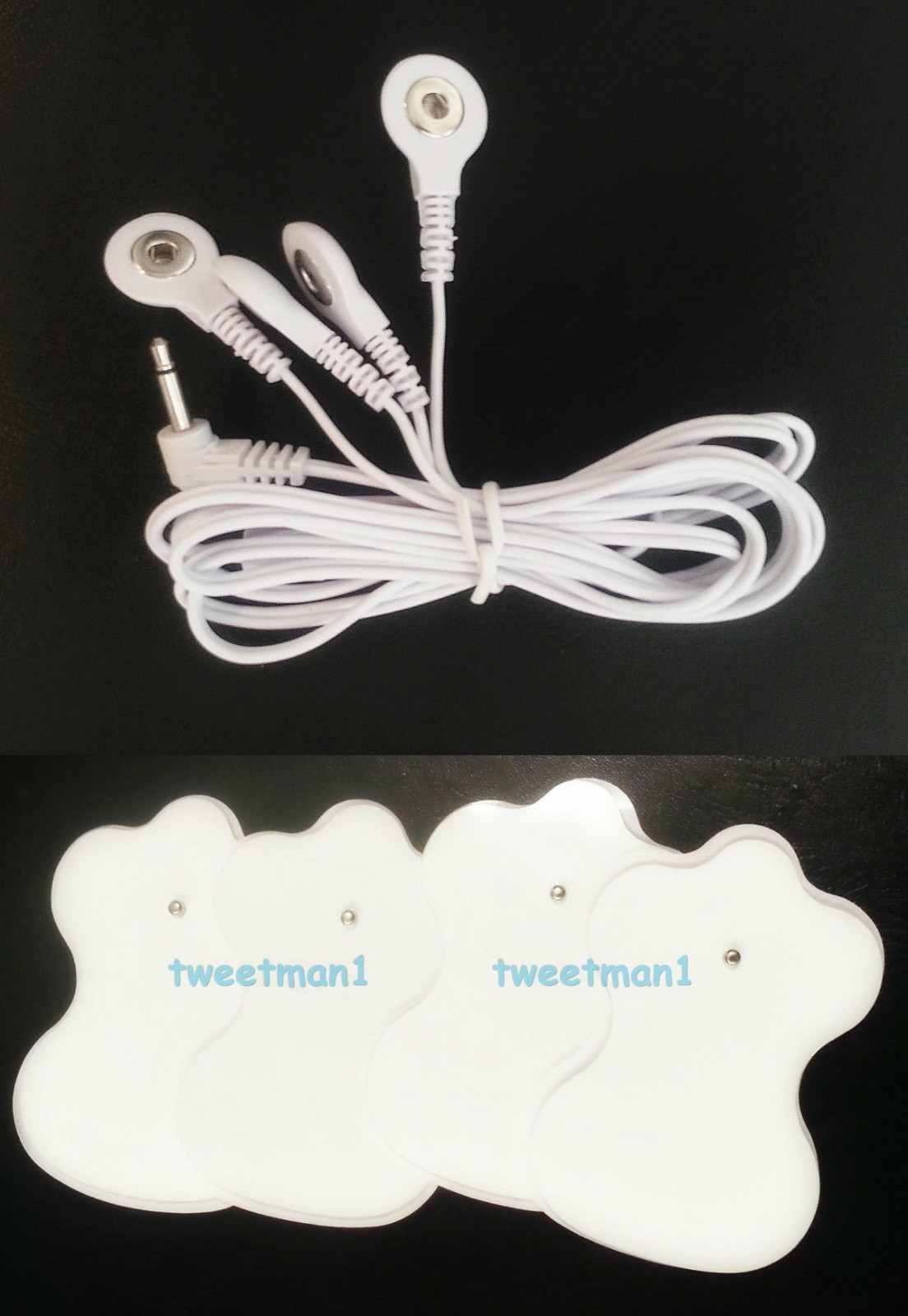OMRON PM3030-Compatible QUAD 4 SNAP Lead Wire w/ 4 ELECTROTHER...