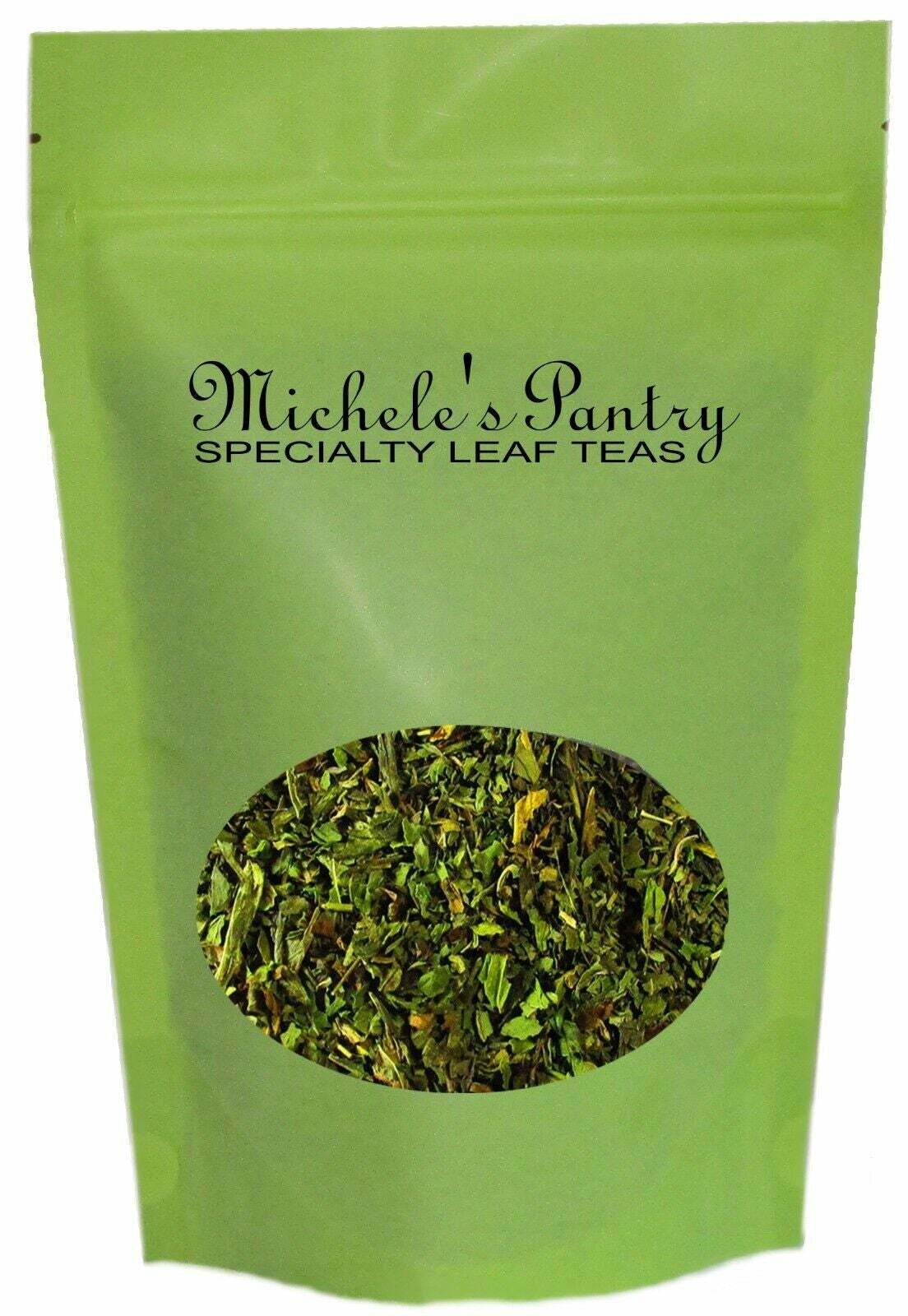 Michele's Pantry Peach Mango Bulk Green Tea-8 oz. Loose Leaf