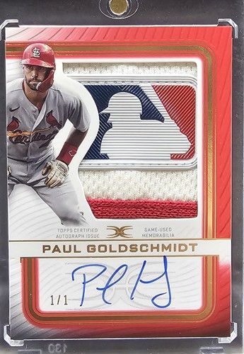 PAUL GOLDSCHMIDT 5枚限定サインカード 2022 TOPPS FINEST PAUL GOLDSCHMIDT ST LOUIS CARDINALS auto