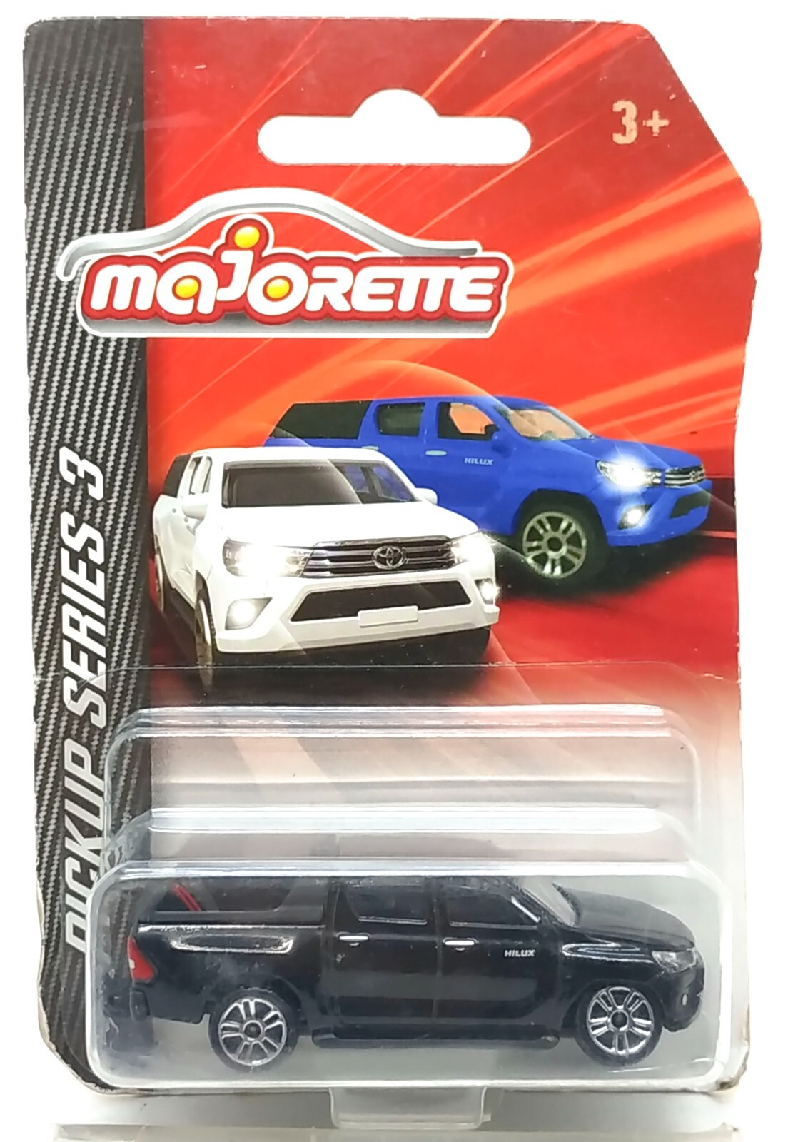 Majorette Toyota Hilux Revo Black Series 3 1:58 (3