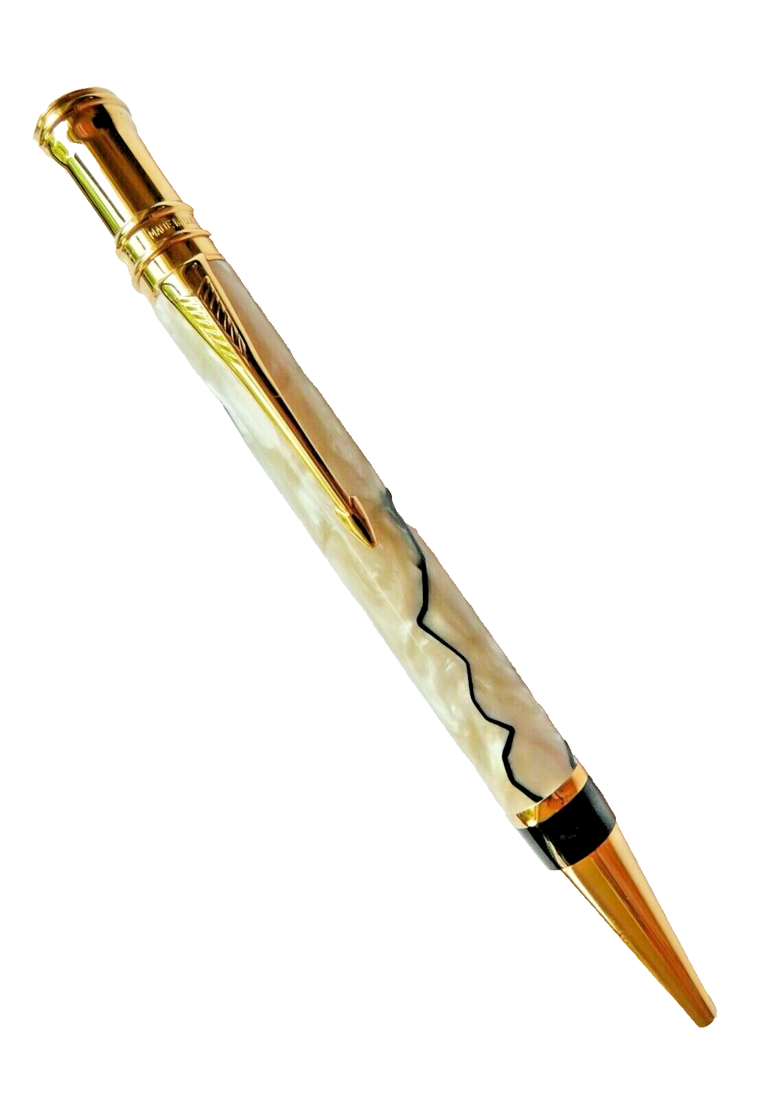 H*N様 PARKER DUO FOLD ROLLER BALL PEN Parker Duofold Rollerball Pen Orange & Gold Trim New In Box
