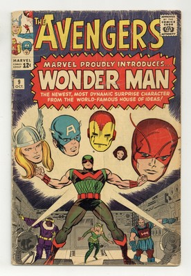 Avengers #9 GD- 1.8 1964 1st app. Wonder Man