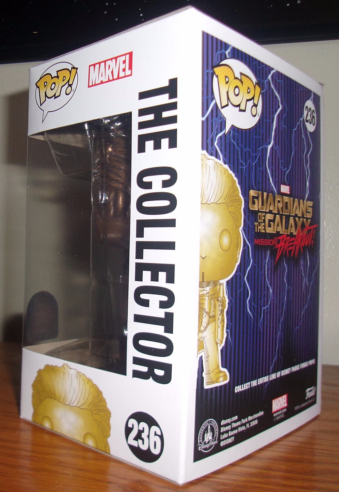 Funko Pop: Marvel #236 The Collector (Gold) Disney Parks Exclusive NIB/Near Mint | eBay