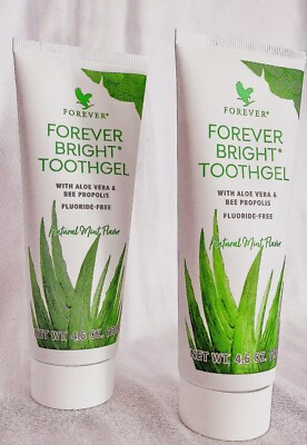 2 ~ Forever Bright TOOTHGEL Aloe Vera with Bee Propolis KOSHER HALAL