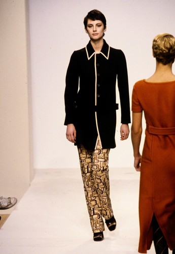 PRADA セットアップ Prada Fall 1996 Reissue Orange U Print Pants Trousers 44