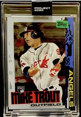 Mike Trout 2020 Topps Project 2020 by Jacob Rochester #85 /33818 Angels 