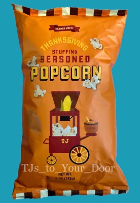 Trader Joe's THANKSGIVING STUFFING Seasoned Popcorn ~ Choose 1, 2, 3, or 4 Bags!