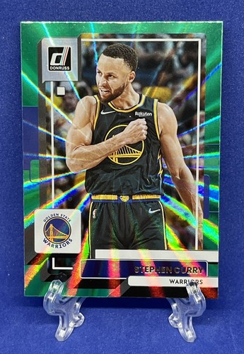 2022-23 Panini Donruss Stephen Curry Holo Green Laser #116 2022-23 Panini Donruss Stephen Curry Holo Green Laser #116