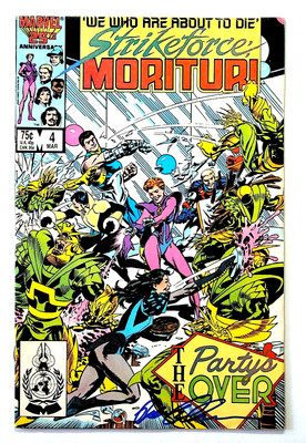 Strikeforce Morituri #4 Signed by Brent Anderson Marvel Comics