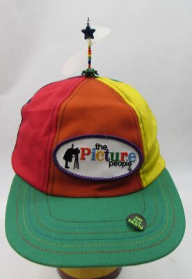 Vintage Interstellar Propellor Spinning Hat Cap Picture People As With Tag XL