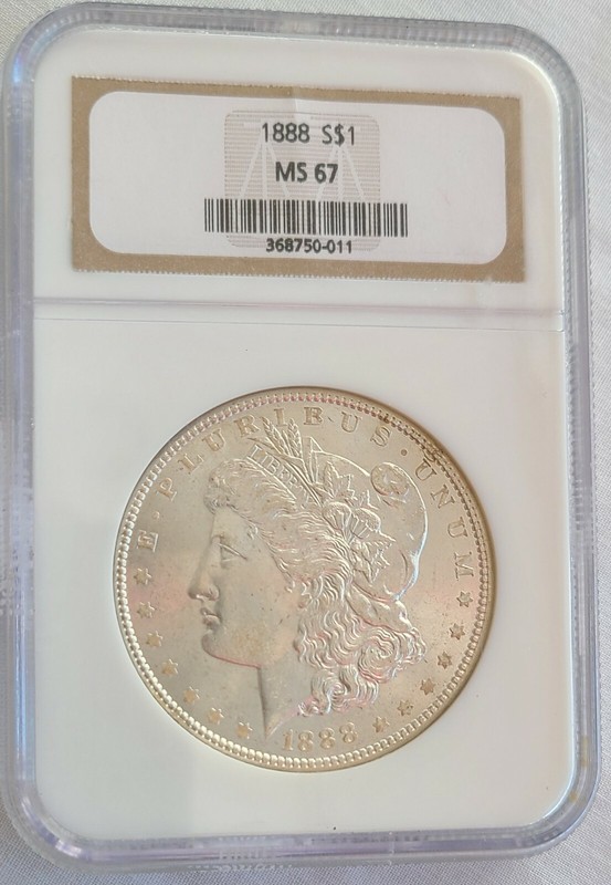 1888 NGC MS67 MORGAN DOLLAR