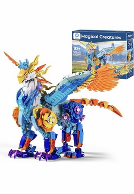 Sillbird Magical Creatures Building Kit,Flower, Toy Building Set Kids Age 10+