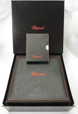 CHOPARD Cufflink & Pen Gift Presentation Display Case Box Papers Set 94200-0117
