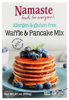 Gluten Free Waffle Pancake Mix 21 Ounce Pack of 6 Non GMO Allergen Free Mix