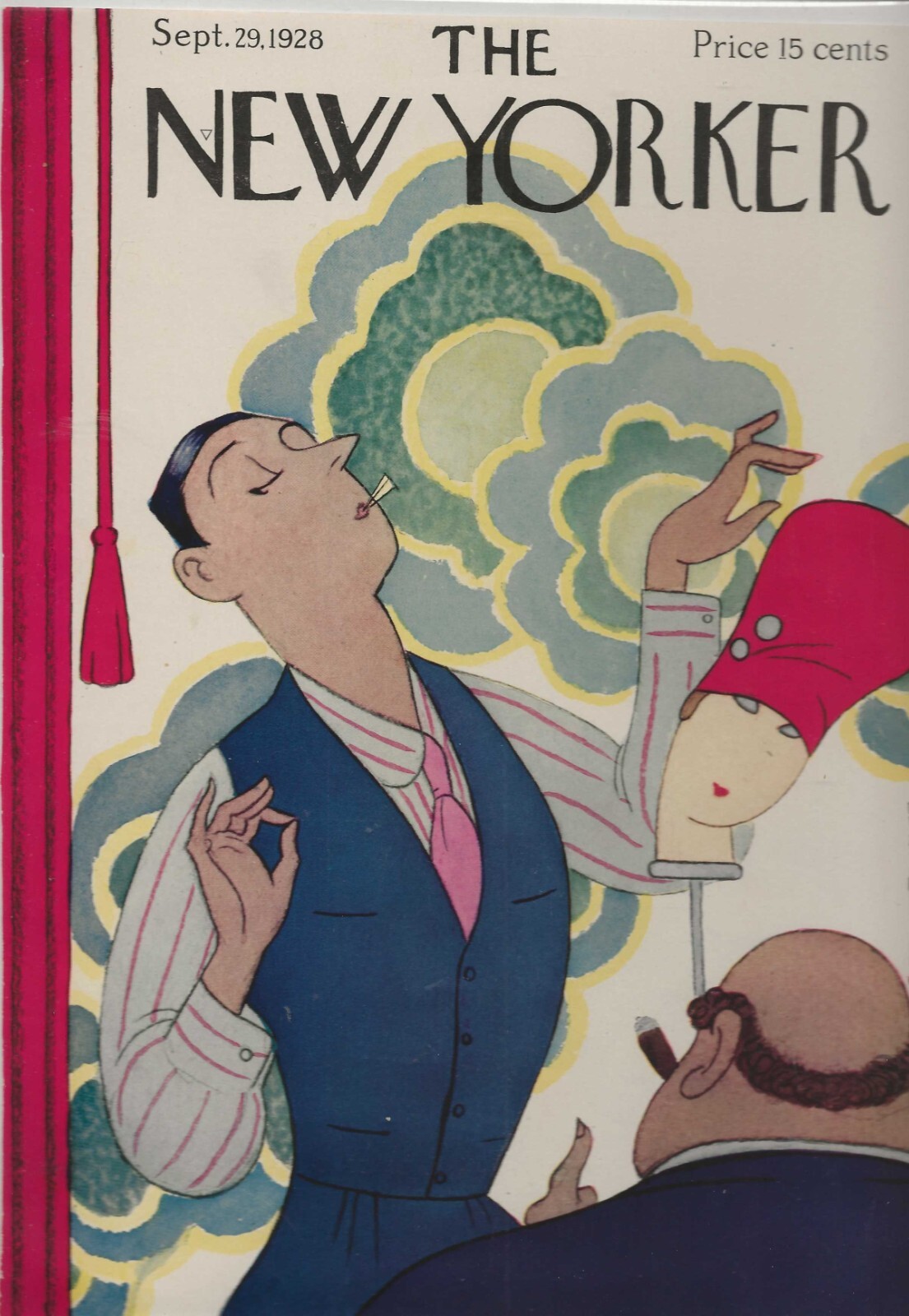 The New Yorker September 29, 1928 Rea Irvin FRONT COVER ONLY
