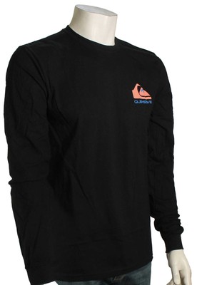 

Футболка Quiksilver Omni Logo LS — черная — новинка, Черный