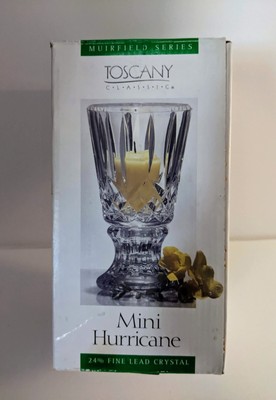 Hurricane Candle Holder St. George Vintage Crystal Toscany Classic Mini