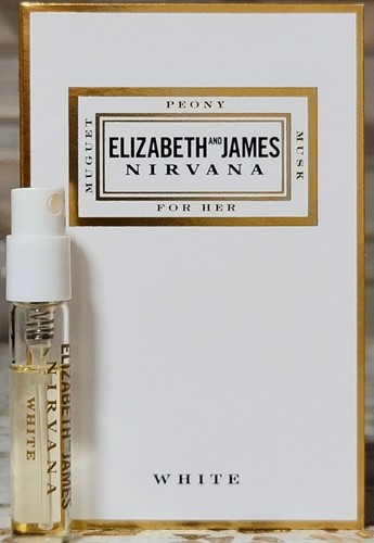 Elizabeth and James NIRVANA WHITE .07 oz EAU DE PARFUM Vial Spray