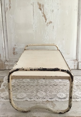 Antique Cream Chippy Painted “Breakfast in Bed” Serving Tray