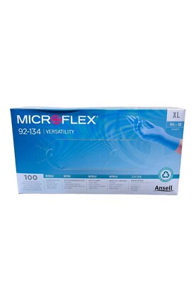 MICROFLEX 92-134 | Versatile Nitrile EXAM GLOVES  XL (Box of 100)