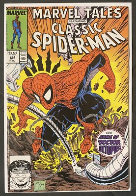Marvel Tales #223 (1989) Classic Spider-Man Todd McFarlane Cover NM High Grade