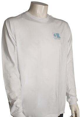 Salty Crew Flagship LS T-Shirt - White - New