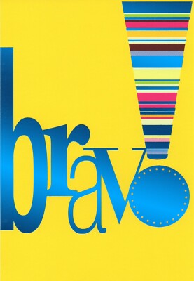 Encouraging CONGRATULATIONS Card   Bravo! Well Done! Good Job! by Hallmark + 