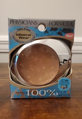 Physicians Formula Mineral Wear Talc Free PEACHY GLOW BRONZER 1103 Powder NEW