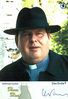 Ottfried Fischer Original Signature On Card No. 8434 E