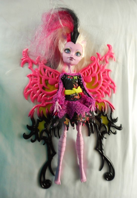 Freaky Fusion Bonita Femur Replacement Dress Pink Black Butterfly