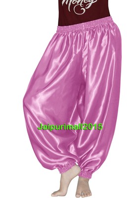 Orchid Satin Harem Pant Yoga Genie Hippie Boho Tribal Belly Dance Pantaloons