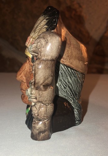 1960 Royal Doulton “North American Indian” Toby Mug/Jug, D6665 4”