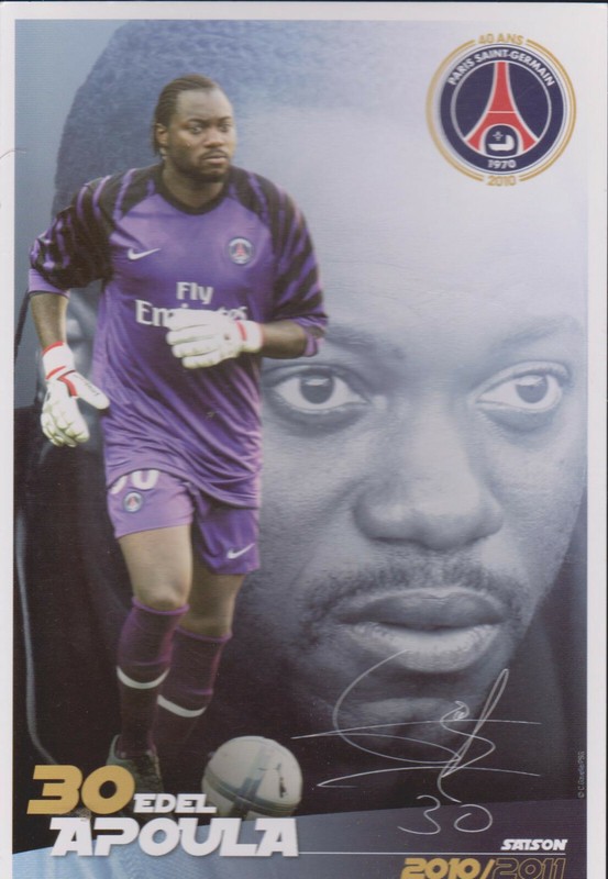 Football  Cp Apoula  Edima  Edel  Paris Saint Germain 2010/11