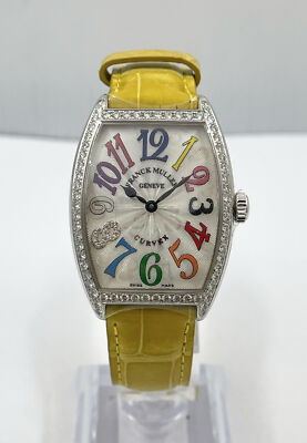 Franck Muller Curvex 2852 QZ D 1R 8CD COL DRAC Steel Quartz Ladies Watch