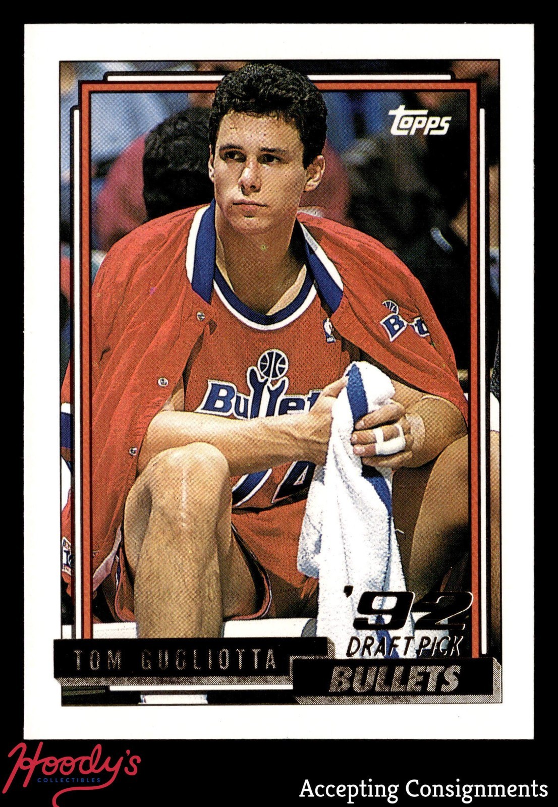 1992-93 Topps Gold #258 Tom Gugliotta RC ROOKIE BULLETS