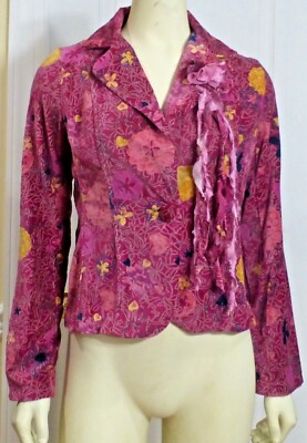 ANGIE Floral Jacket, Multicolor, Various, NWT