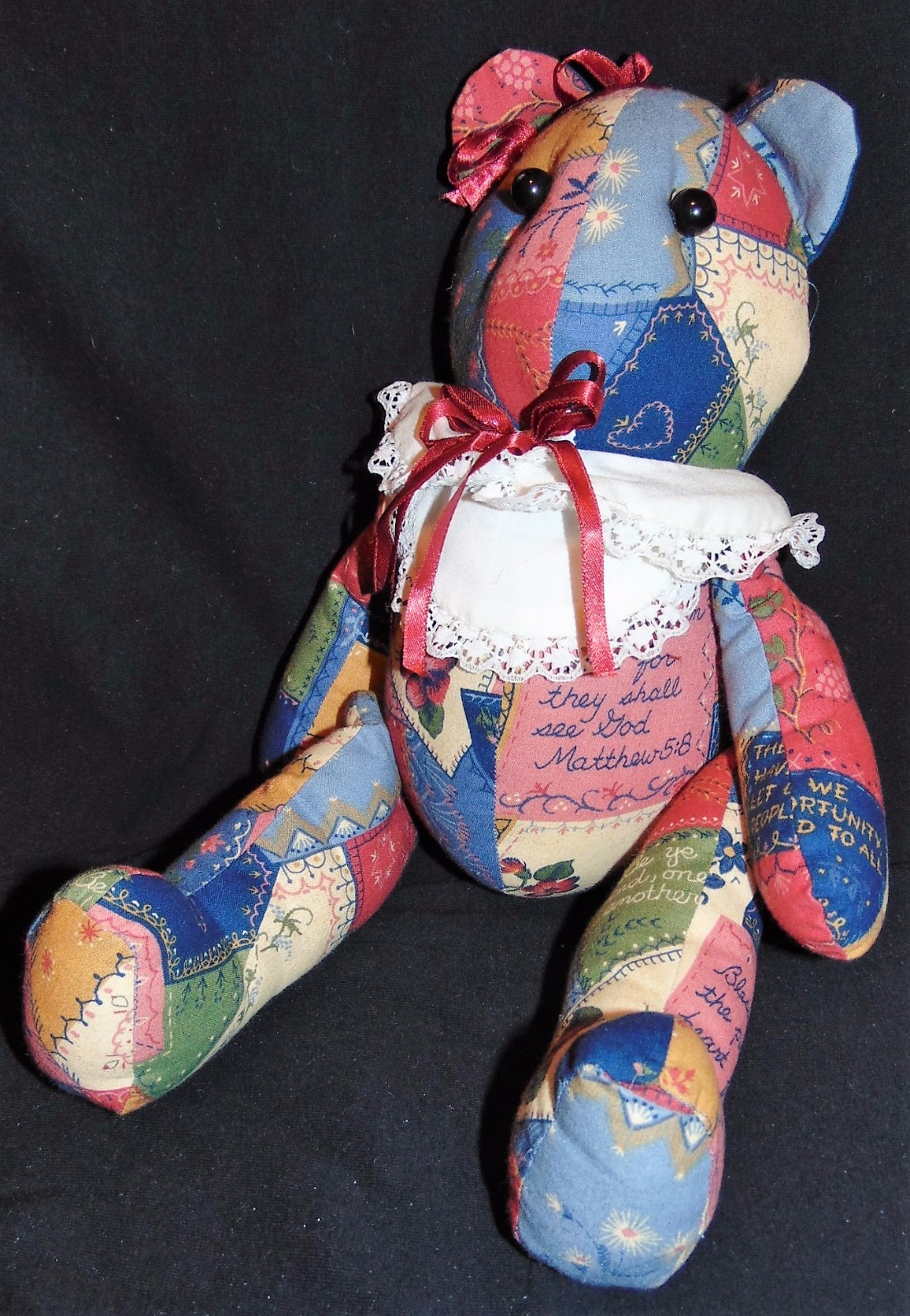 Handmade Tilda Bear Girl Quilt Style