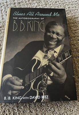 B. B. King--SIGNED Book-- Blues All Around Me--Near Fine-- PROOF! Beautiful!!