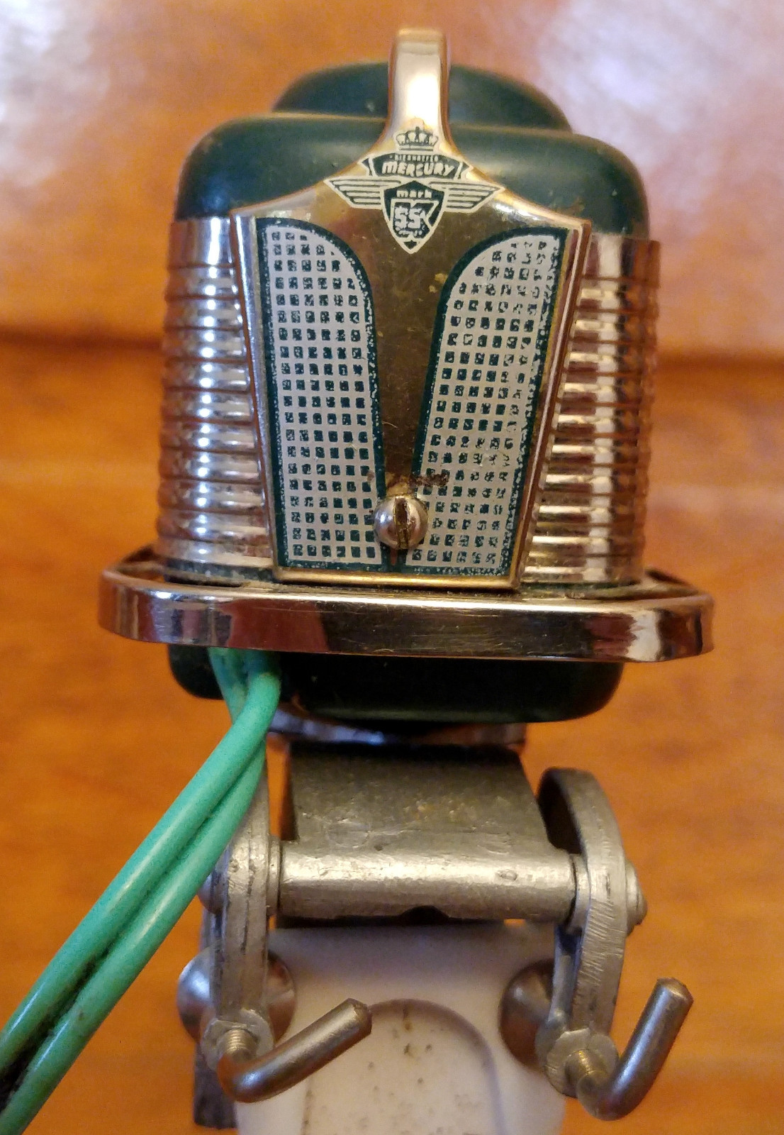 Vintage Mercury Mark 55 Thunderbolt Four Toy Outboard Boat Motor w/ Stand