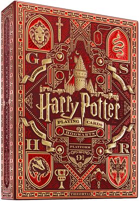 Gryffindor Harry Potter Playing Cards Luxurious Deck Magical Artwork