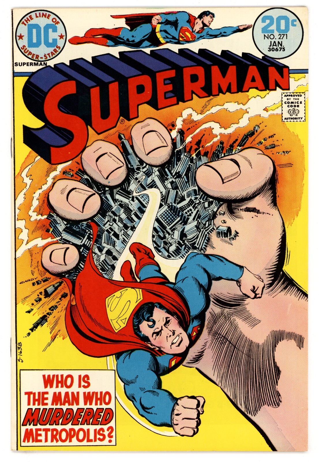 Superman (1st Series) #271 VF+ 8.5 1973 Nick Cardy Cover | eBay