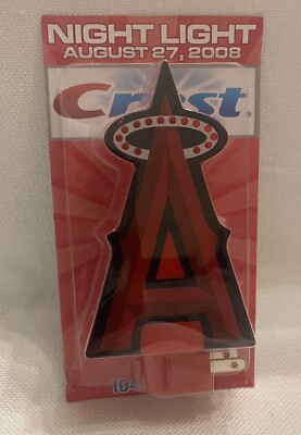 Rare 2008 Anaheim Angels SGA Baseball Night Light - Sealed in Package Crest