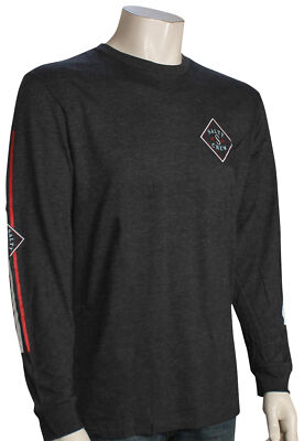 Футболка Salty Crew Tippet Color Premium LS - Темно-серый Вереск - Новинка