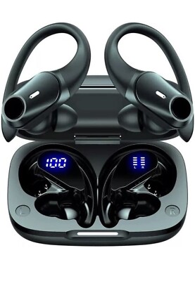 Wireless Earbuds Earhook Headset with Mic Waterproof for Huawei Mate 30