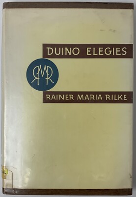 Duino Elegies by Rainer Maria Rilke 1939 First Edition HCDJ Vintage Poetry Book