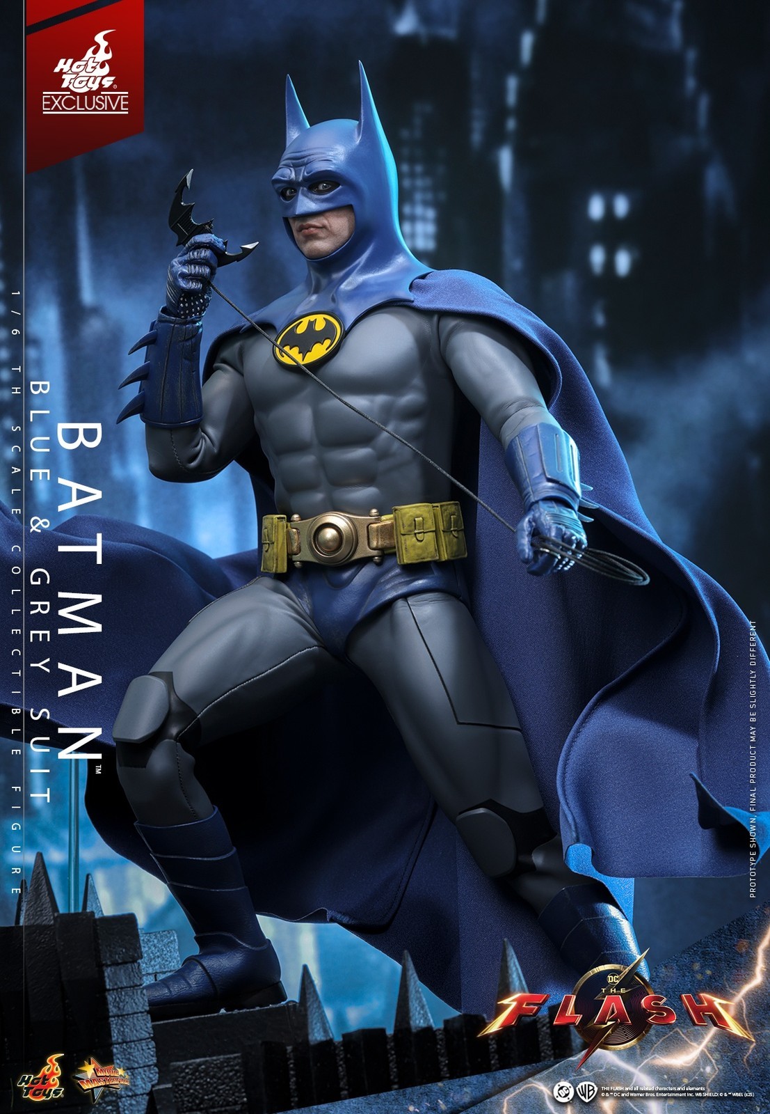 ホットトイズ 1/6 ザ・フラッシュ バットマン MMS834 Batman New Hot Toys MMS834 The Flash 1/6 Batman (Blue&Grey Suit) Action